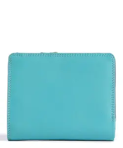 Кошелек из мелкозернистой яловой кожи. Mywalit, синий