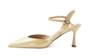 Туфли на высоком каблуке женские желтый 7Or9