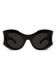 Balenciaga Eyewear logo-print солнцезащитные очки, черный