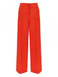 Брюки из шерсти и шелка Brioni, красный