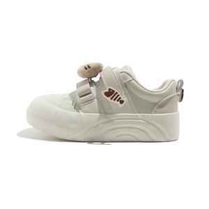 BEIER Износостойкие и легкие женские лоу-топ скейтбордские туфли Kitten и Fish в бежевом цвете, цвет Beige, Kitten, and Fish