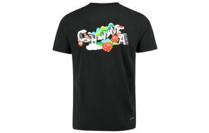 Футболка серии Badminton для мужчин, черная Lining, черный