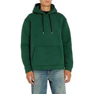 Diesel Толстовка унисекс, зеленые, с капюшоном, средней толщины, стандартного размера