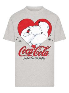 Футболка Coca Cola Hugging Bears в серо-пестром цвете F4NT4STIC