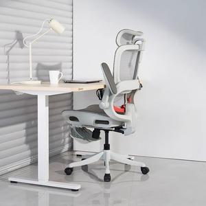 SIHOO (SIHOO) эргономичное кресло для дома и офиса B100Pro с серой поясничной подушкой и волнообразной сетчатой подставкой для ног