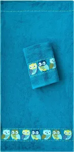 Полотенца Dyckhoff "Совы" (2 шт.) с милыми совушками 50х100 см (2 шт.), цвет petrol