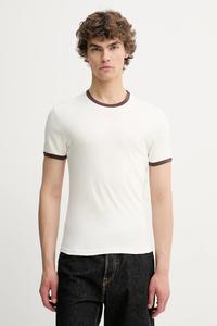 Хлопковая футболка SATOD Samsoe Samsoe, бежевый