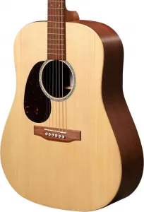 Акустико-электрогитара Martin D-X2EL Mahogany X Series с левосторонней ориентацией, корпус типа Dreadnought, массивная верхняя дека из ели