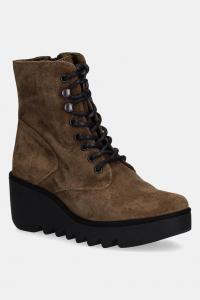 Замшевые ботильоны BIRR534FLY Fly London, коричневый