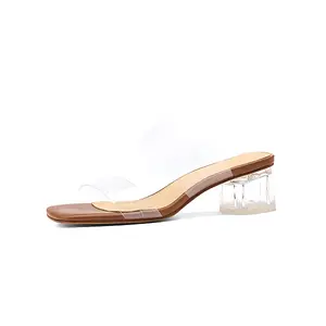 Женские стойкие к истиранию сандалии Slide Echo&yolo, Caramel 5.5Cm