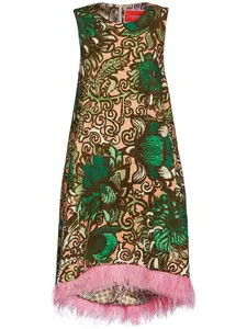 Платье La Scala с цветочным принтом La DoubleJ, зеленый