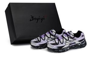 Nike Дышащие кроссовки initiator low top для бега мужские черный фиолетовый silver