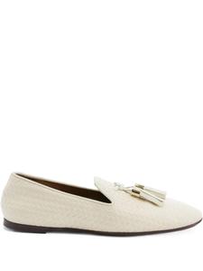 Плетёные мокасины Giuseppe Zanotti, белый
