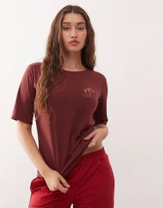 Женская футболка с короткими рукавами и принтом эхинацеи темно-красного цвета Berghaus