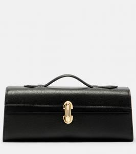 Сумка-тоут из кожи Slim Symmetry Savette, Black