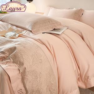 FUANNA Простыня 180x200 см, пододеяльник 200x230 см, цвет oat milk