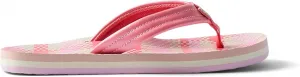 Детские пляжные шлепанцы REEF Kids Ahi для детей любого пола, мягкая амортизирующая стелька, водоотталкивающие, розовый
