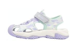 Антискользящие износостойкие детские сандалии серо-фиолетовые для детей 3-7 лет XTEP