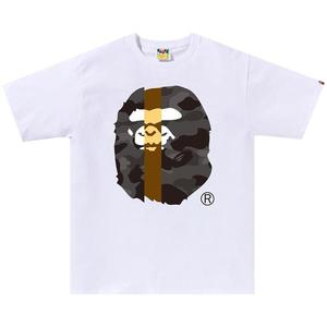 Футболка BAPE Color Camo Transform Big Ape Head Tee, цвет White/Black