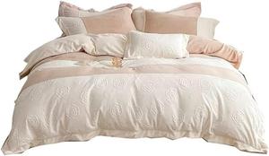 SkiPdr Комплект постельного белья двусторонний стеганый бархатный утолщенный зимний