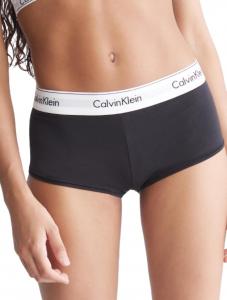 Женские современные хлопковые трусики-шорты Calvin Klein, Black