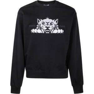 Свитшот Happy Tiger KENZO, черный