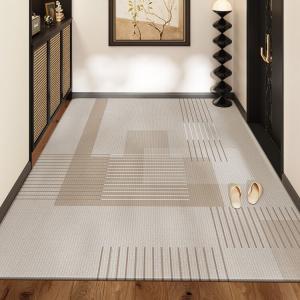 Dajiang Ковер 120х120 см для прихожей, нескользящий, износостойкий, с грязеотталкивающим покрытием