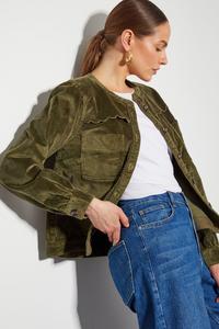 Куртка из вельвета Lira Monsoon, зеленый