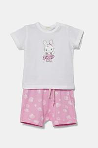 Хлопковый комплект для малышей United Colors Of Benetton, розовый