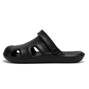 Мужские сандалии EVA Quiet, устойчивые к запахам, износостойкие, нескользящие, с закрытым носком CariteSport, Black