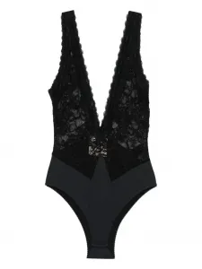 Боди с кружевными вставками Aniye By, черный