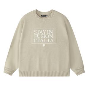 Свитер Unisex Feather Gray FILA FUSION, серый