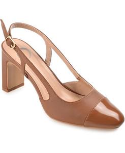 Женские туфли на каблуке Reignn Journee Collection, коричневый