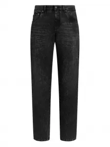 Джинсы с логотипом DOLCE & GABBANA, черный