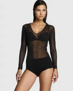 Женская майка Janira из тюля, черный