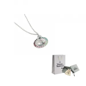 Vivienne Westwood Серебряное ожерелье с латунными элементами Women's Silver