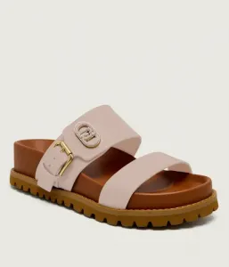 Кожаные сандалии LIVIA 02 Liu Jo, бежевый