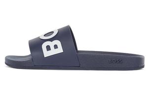 Шлепанцы мужские темно-синие Hugo Boss