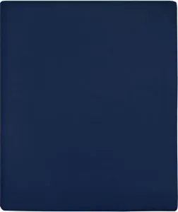 Простыня на резинке, трикотаж, темно-синяя, 100х200 см, хлопок DKD HOME DECOR