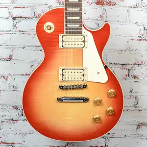 Gibson - ограниченная серия Les Paul Standard 50s Double Trouble - электрогитара - винтажный глянцевый цвет Cherry Sunburst - с футляром - x0050