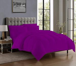 Denn Bedding Комплект постельного белья из хлопка 600 TC с искусственным наполнителем Purple