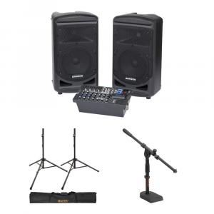 Портативная PA-системы Samson Expedition XP800 Kit with Two Speaker Stands and Mixer