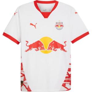 Футбольная майка мужская красная и белая Puma, красный