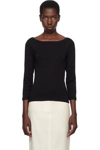 Черная футболка Штеффи FLORE FLORE