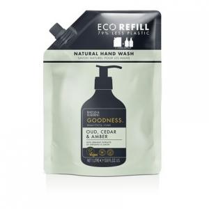 Сменные картриджи для жидкого мыла для рук Baylis & Harding Goodness Aud Cedar & Amber, 1 литр