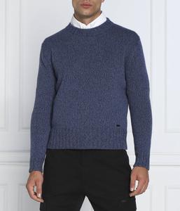 Джемпер мужской Hugo Siogul шерстяной с резинкой, синий