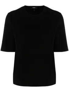 Футболка из джерси с короткими рукавами Theory, черный