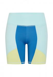 Обычная спортивная толстовка с капюшоном на молнии Born Living Yoga Darana, сапфировый/аквамариновый/светло-голубой