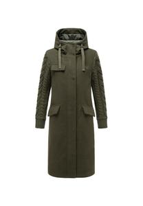 Зимнее пальто Knit Babe 14 NAVAHOO, темно-оливковый