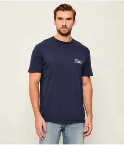 Футболка regular fit Guess Jeans, темно-синий